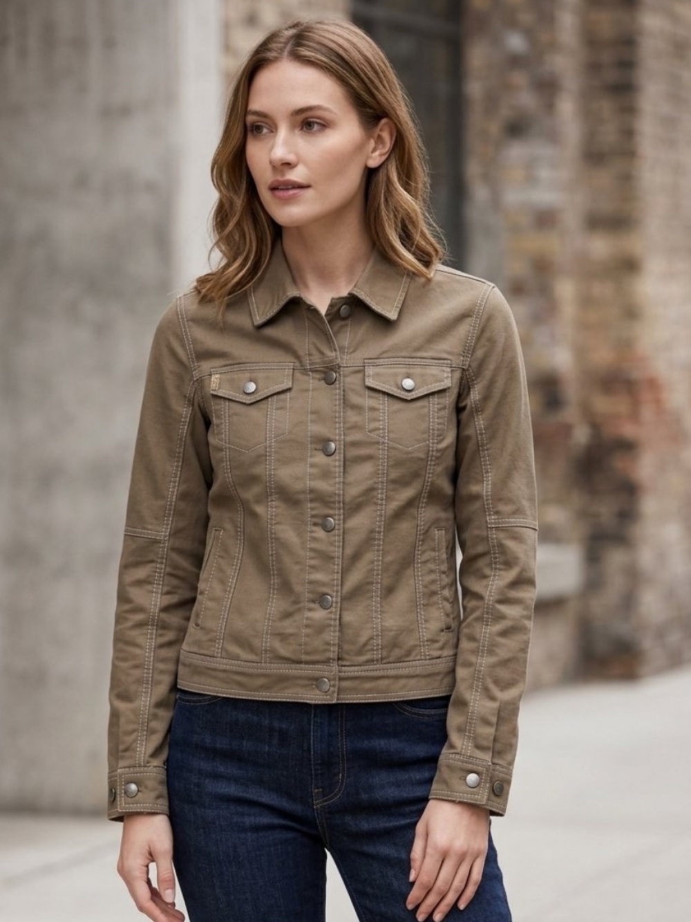 Cinch Olive Green Women’s Jean Jacket
Small